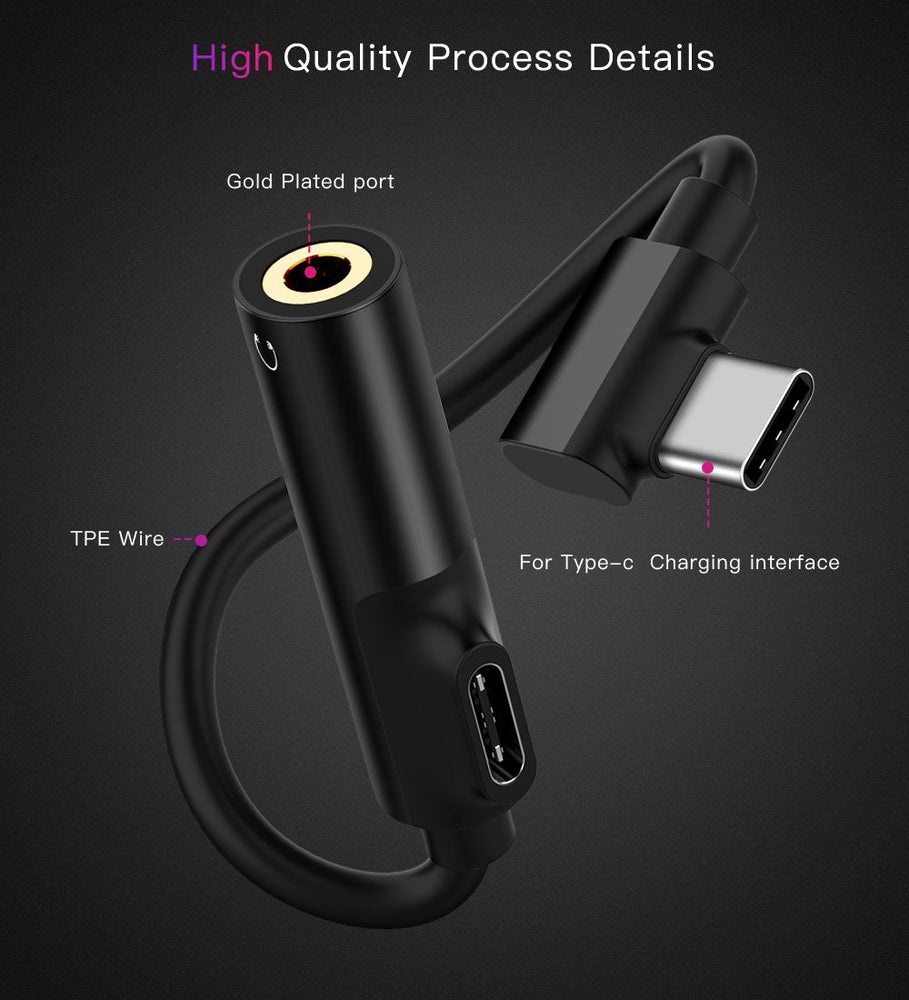 Type-C to 3.5mm Cable