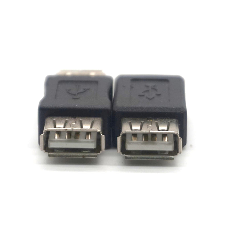 Plugadget 3PCS USB 2.0 Type A Female to Female Coupler USB Adapter Connector to F / F Converter Application in Lighting