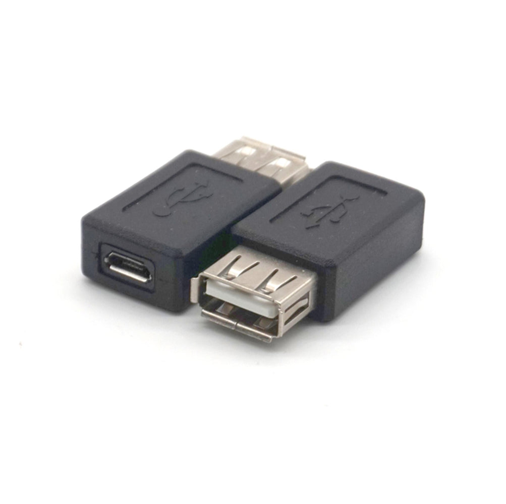 Plugadget 5PCS High Speed USB 2.0 Type A Female to Micro USB Female Converter Connector Charger Transfer Data Sync Charging Adapter