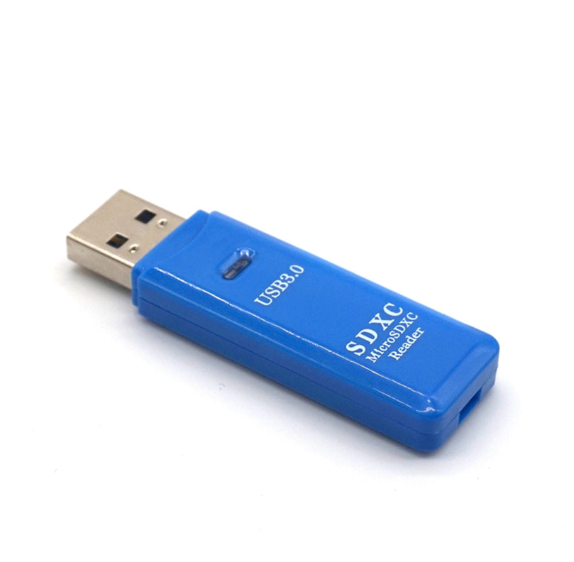 Plugadget 2 IN 1 Card Reader USB 3.0 Micro SD TF Card Memory Reader High Speed Multi-card Writer Adapter Flash Drive Laptop