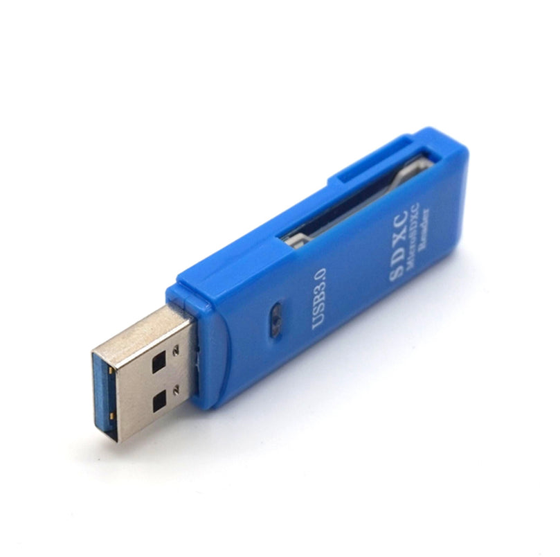 Plugadget 2 IN 1 Card Reader USB 3.0 Micro SD TF Card Memory Reader High Speed Multi-card Writer Adapter Flash Drive Laptop