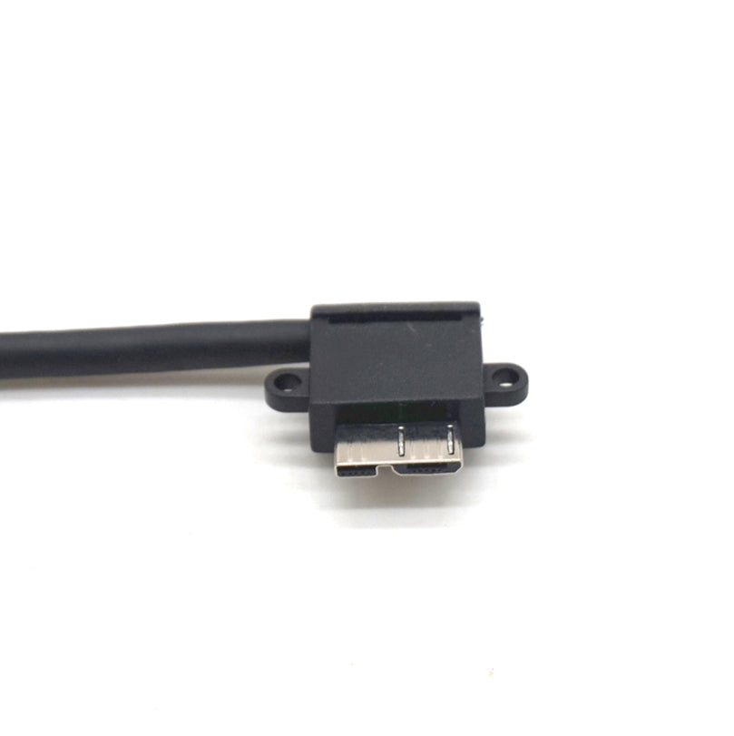 Plugadget Up Angled 90 Degree USB 3.0 to Micro 10Pin Right Angled Cable 20cm for Cell phone & Hard Disk SSD