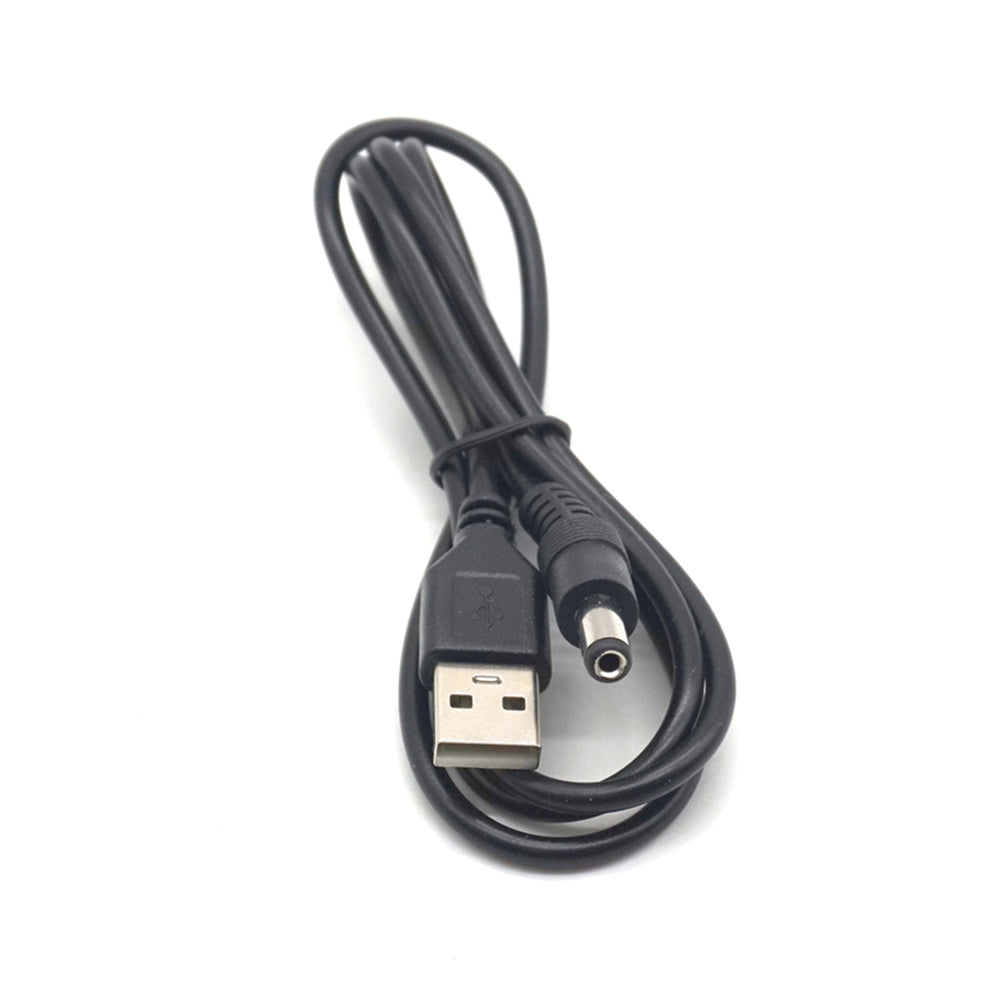Plugadget 2PCS USB to DC5.5*2.1mm DC5.5 power cable copper core USB to DC5.5 DC line data cable