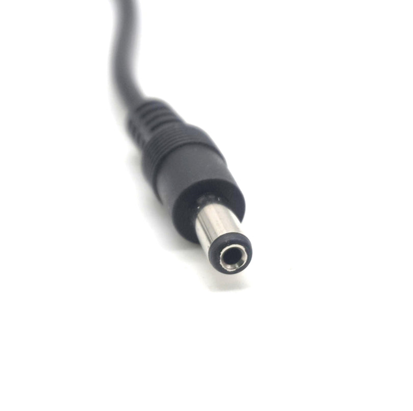 Plugadget 2PCS USB to DC5.5*2.1mm DC5.5 power cable copper core USB to DC5.5 DC line data cable