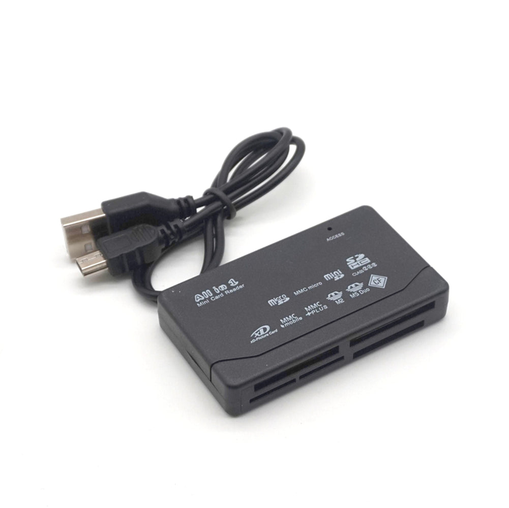 Plugadget All In One Memory Card Reader USB External Card Reader SD SDHC Mini Micro M2 MMC XD CF Reader For MP3 Digital Camera