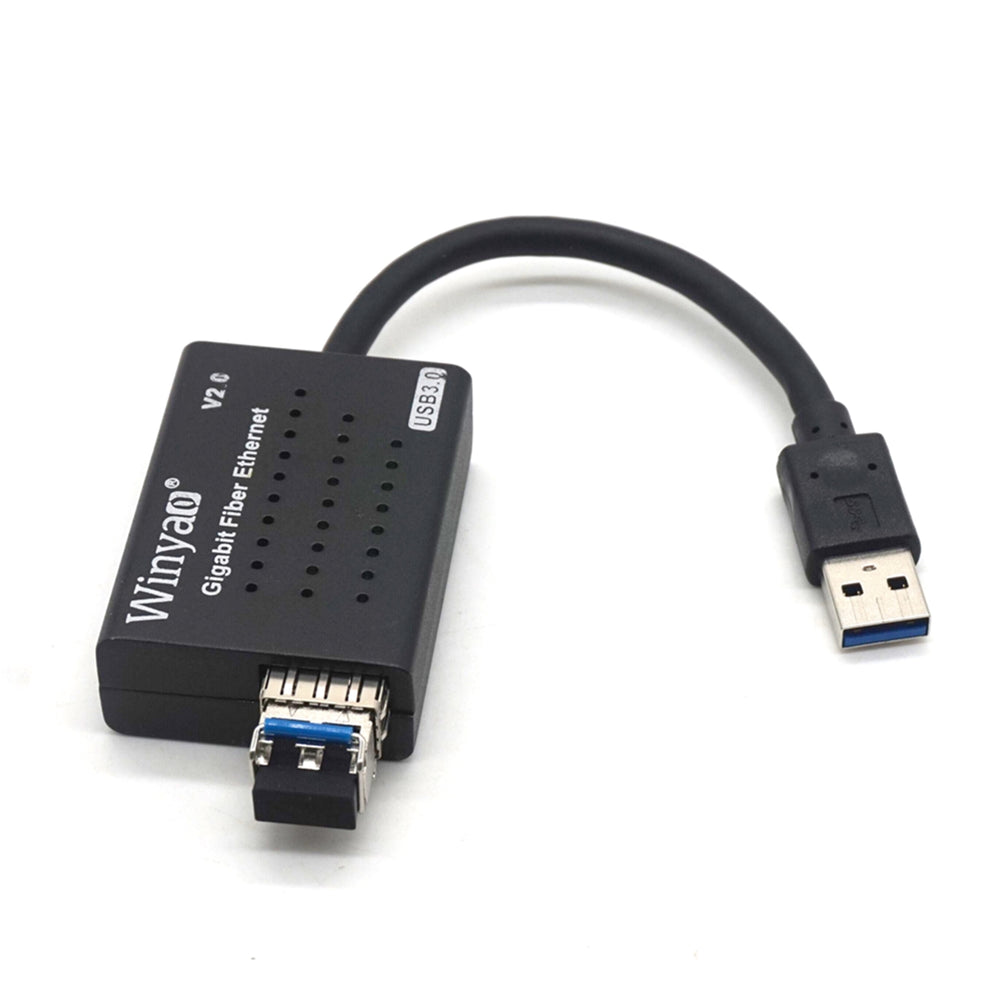 Plugadget USB1000F-LX USB 3.0 Gigabit Fiber Ethernet Network Adapter SFP NIC Transceiver RTL8153