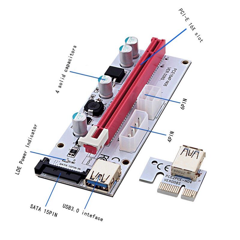 PCI-E 16X adapter