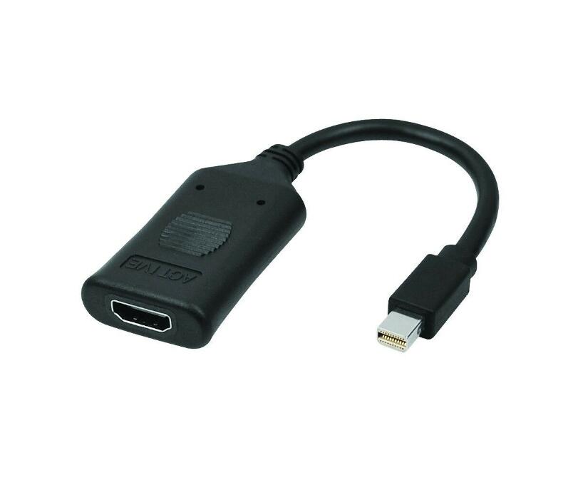 Plugadget Active Mini DisplayPort to HDMI Adapter 4K mDP to HDMI Converter 4K*2K 30HZ For ATI Eyefinity Macbook PC