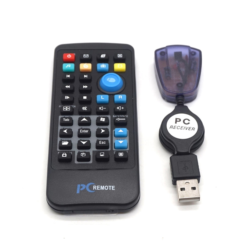 Plugadget PC Remote Control Wireless USB computer remote controller Wireless for Laptop 6 Multimedia Hot Keys 3 Mouse Cursor Keys