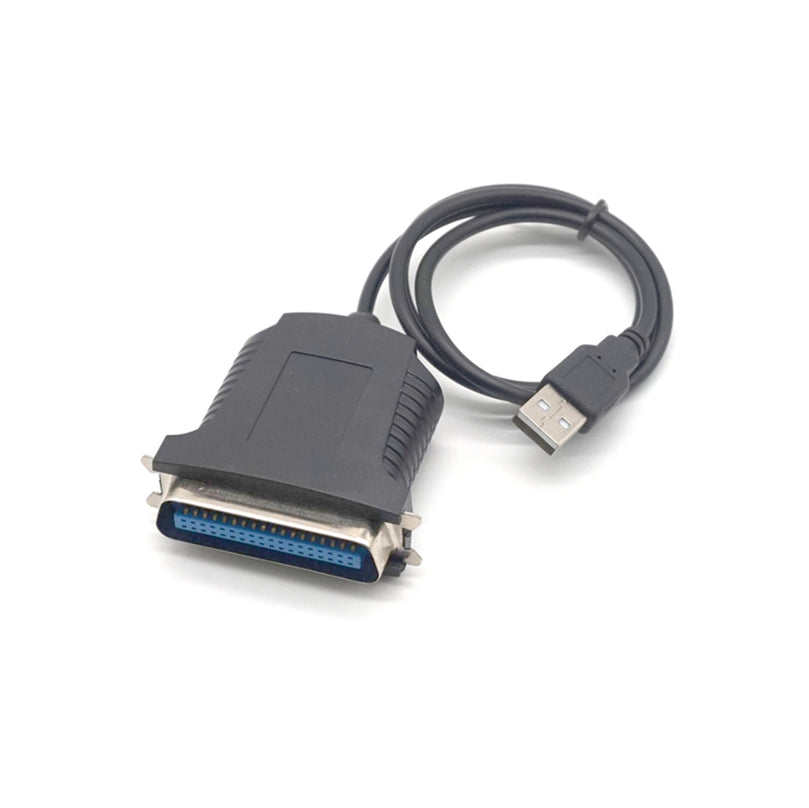 Plugadget New USB 1.1 to DB25 Female Port Print Converter Cable LPT Black Usb to 1284 Cable