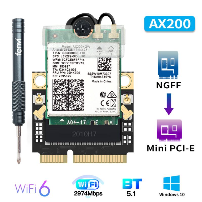 Wi-Fi 6 AX200