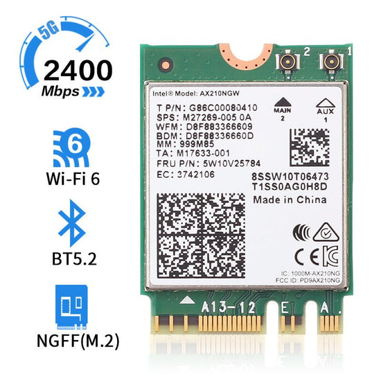 AX210NGW Wireless card