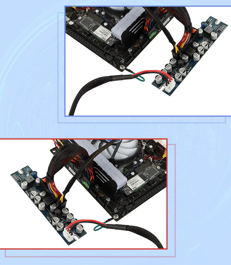 Plugadget 12V 300W Input DC-ATX 24pin Power Supply Module Swithc Pico PSU Auto Mini ITX High DC-ATX power module ITX For Mining