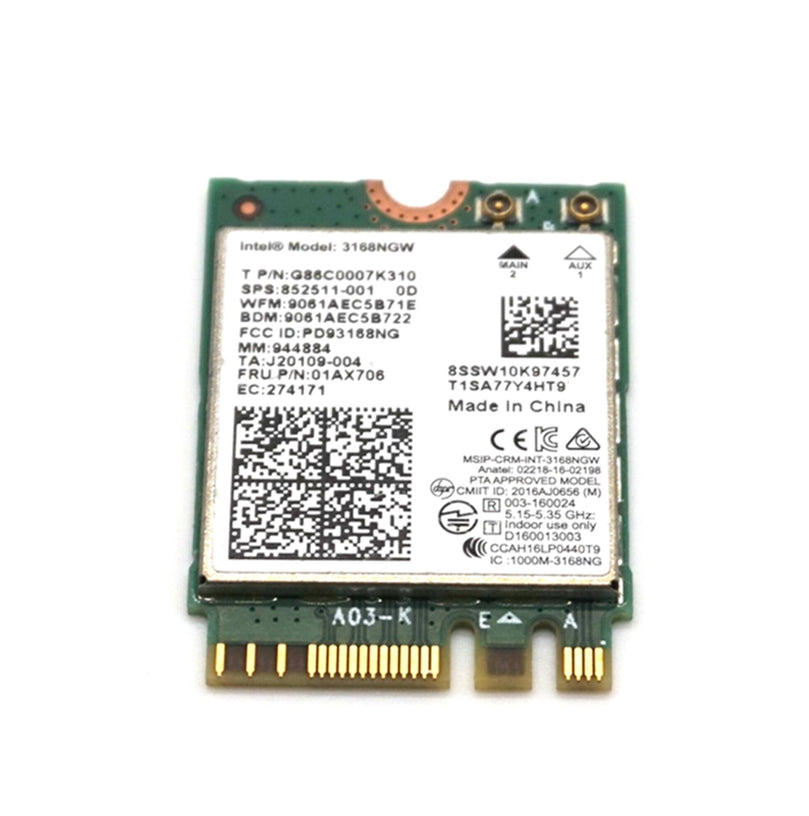 3168NGW Wireless Card