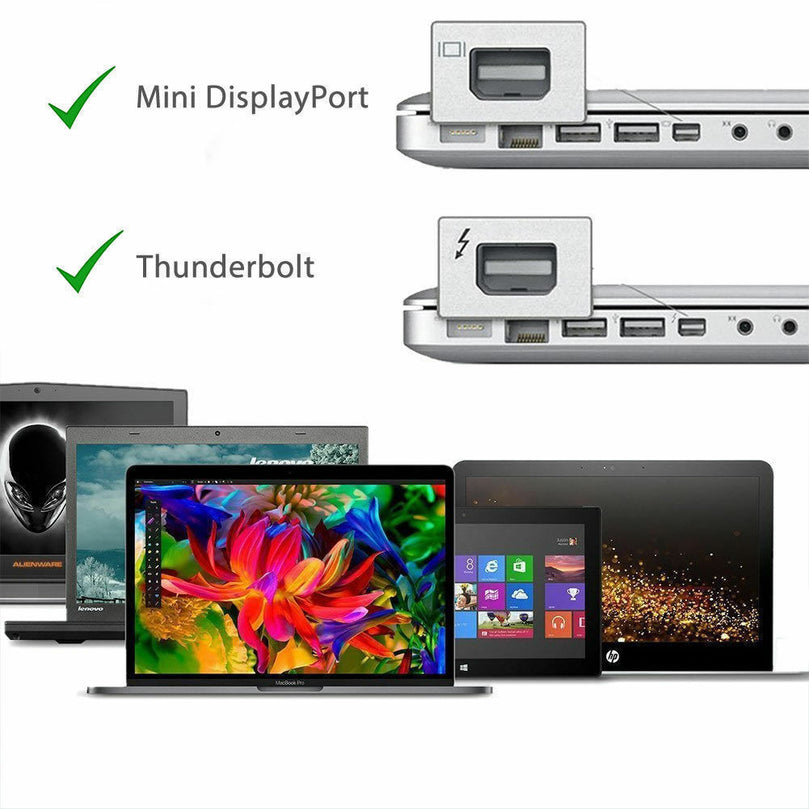 Plugadget Active Mini DisplayPort to HDMI Adapter 4K mDP to HDMI Converter 4K*2K 30HZ For ATI Eyefinity Macbook PC