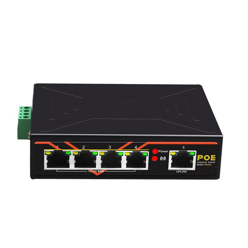 5 port ethernet industrial POE Switch