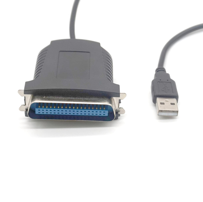 Plugadget New USB 1.1 to DB25 Female Port Print Converter Cable LPT Black Usb to 1284 Cable