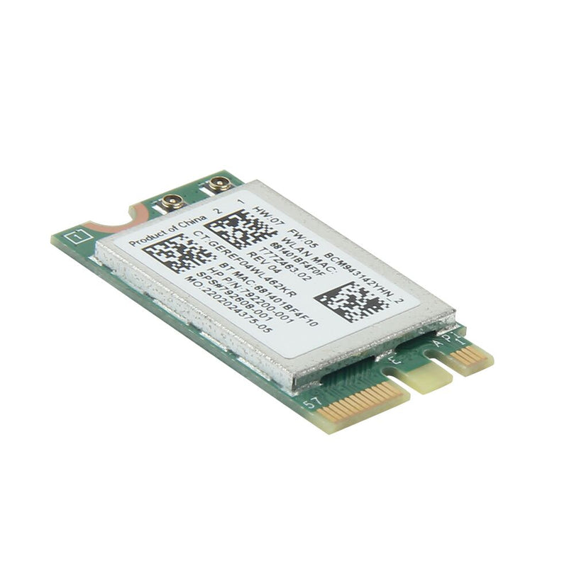 Plugadget 150Mbps For Broadcom BCM943142Y M.2 NGFF Wireless-N 2.4Ghz 802.11b/g/n Bluetooth 4.0 Network Mini PCI-E Wifi Card