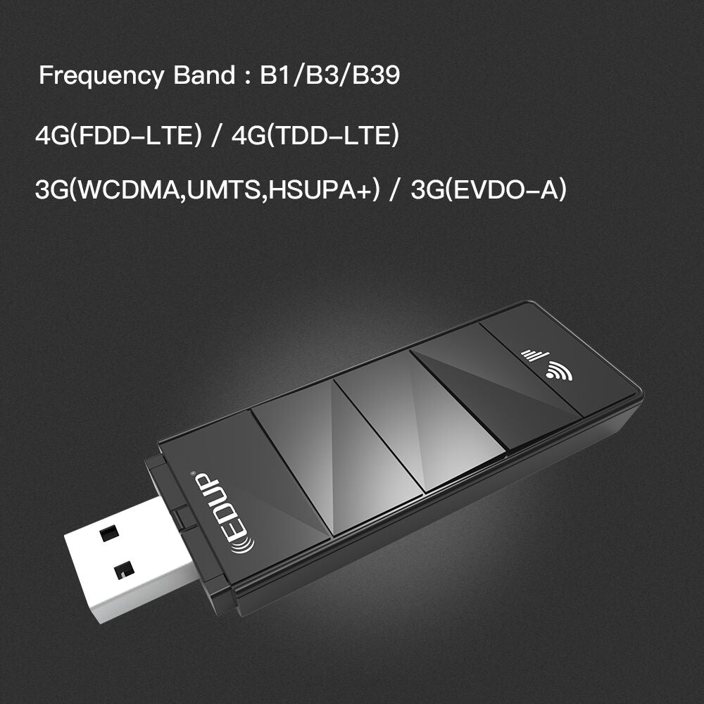 Plugadget 150Mbps 4G USB WiFi Dongle LTE Universal USB Modem Support 3g/4g Nano Sim Card Mobile Broadband for PC Phone etc