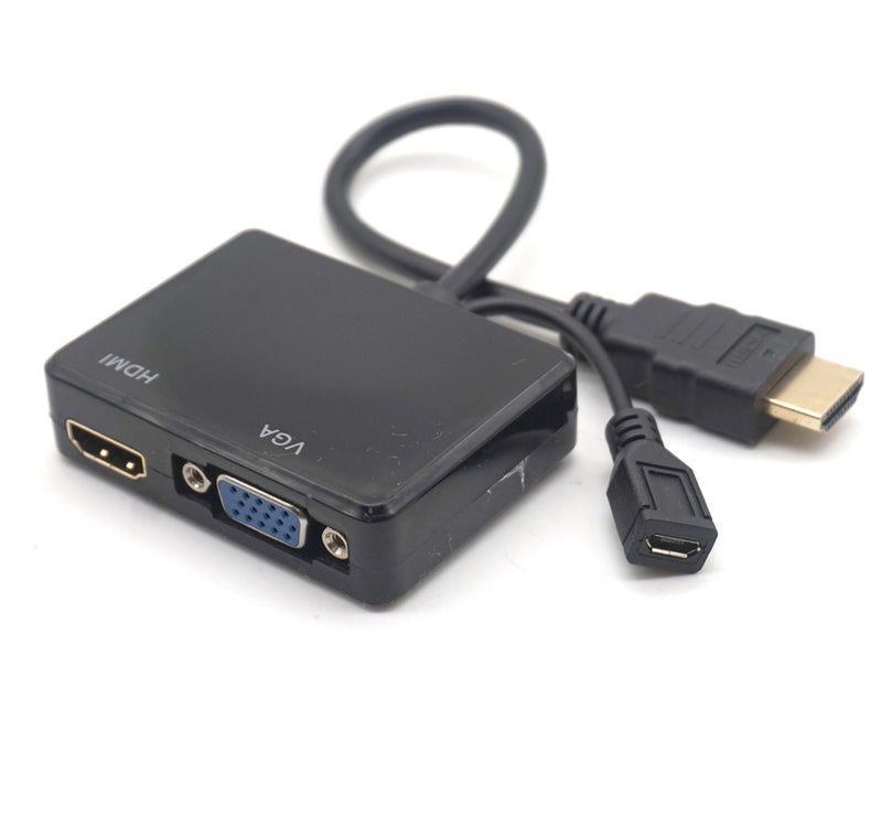 HDMI to VGA & HDMI