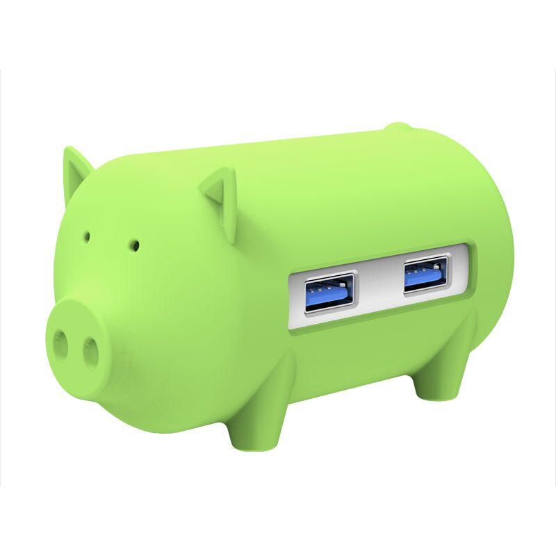 Plugadget 4 Ports USB 3.0 OTG Hub USB Splitter Support TF SD Card Reader for Laptop PC USB3.0 Hub