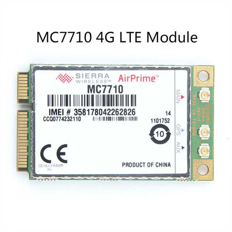 Plugadget Unlocked Sierra Wireless MC7710 4G LTE/HSPA+ 4G 3G Module WWAN Mini PCI-E Card WCDMA EDGE / GPRS /LTE 800/900/2100MHz