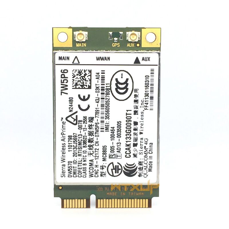 Plugadget Unlocked MC8805 DW5570 7W5P6 HSPA+ WWAN Broadband Mobile 4G Module For DELL Latitude E5440 E6440 E6540 E7240 E7440 M4800 M6800