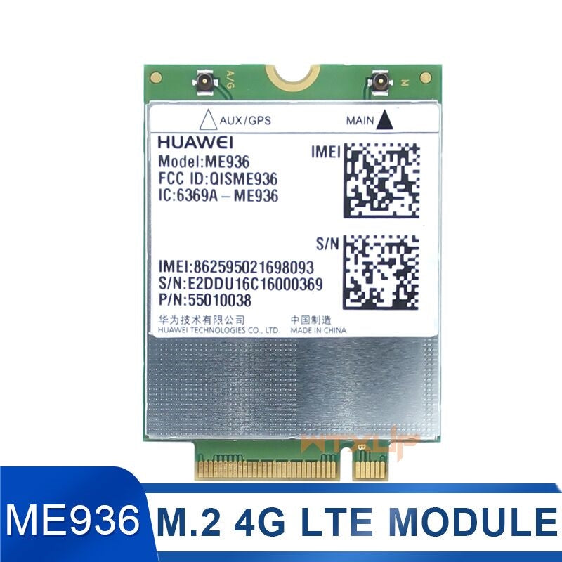 Plugadget ME936 4G LTE Modules NGFF Quad-band WCDMA/HSDPA/HSUPA/HSPA+ GPRS/EDGE Wireless M.2 Card