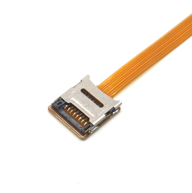 Plugadget Micro SD TF Memory Card Kit Male to Female Extension Cable Soft Flat FPC Cable Extender