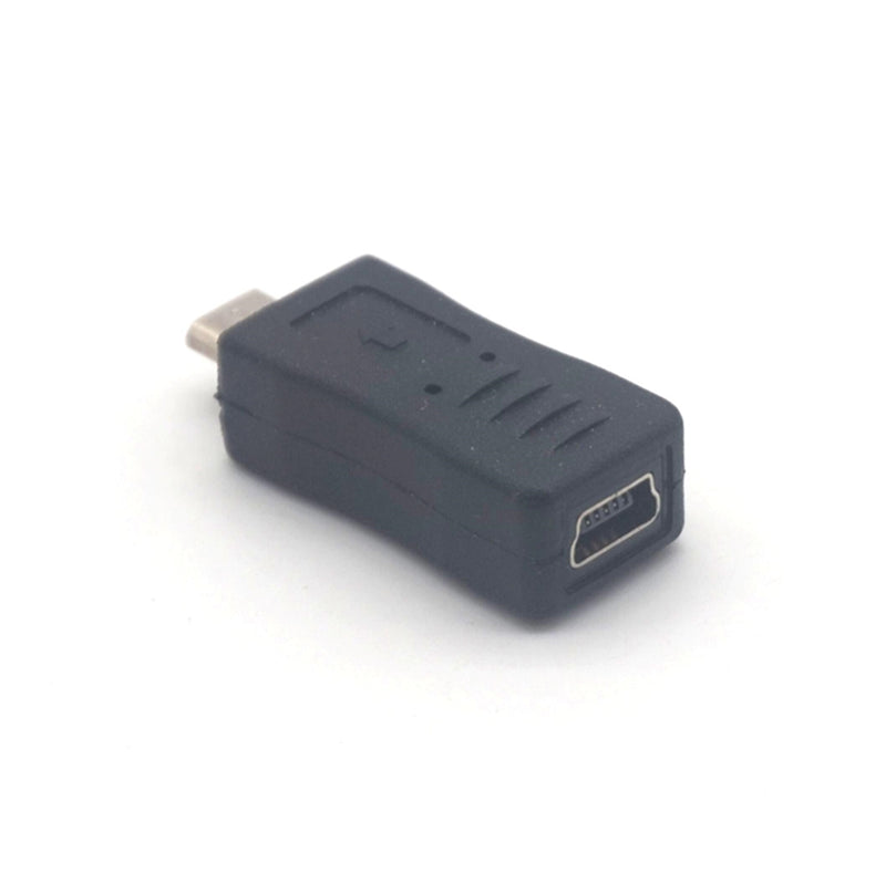 Plugadget Micro USB Male to Mini USB Female B Type Charger Adapter Connector Converter