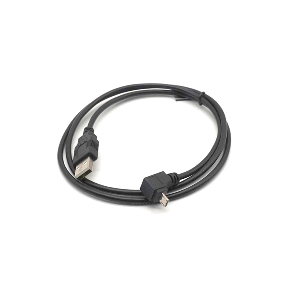 16.4ft (5m) USB 2.0 A Right Angle Male to Micro-USB B Right Angle Male Cable