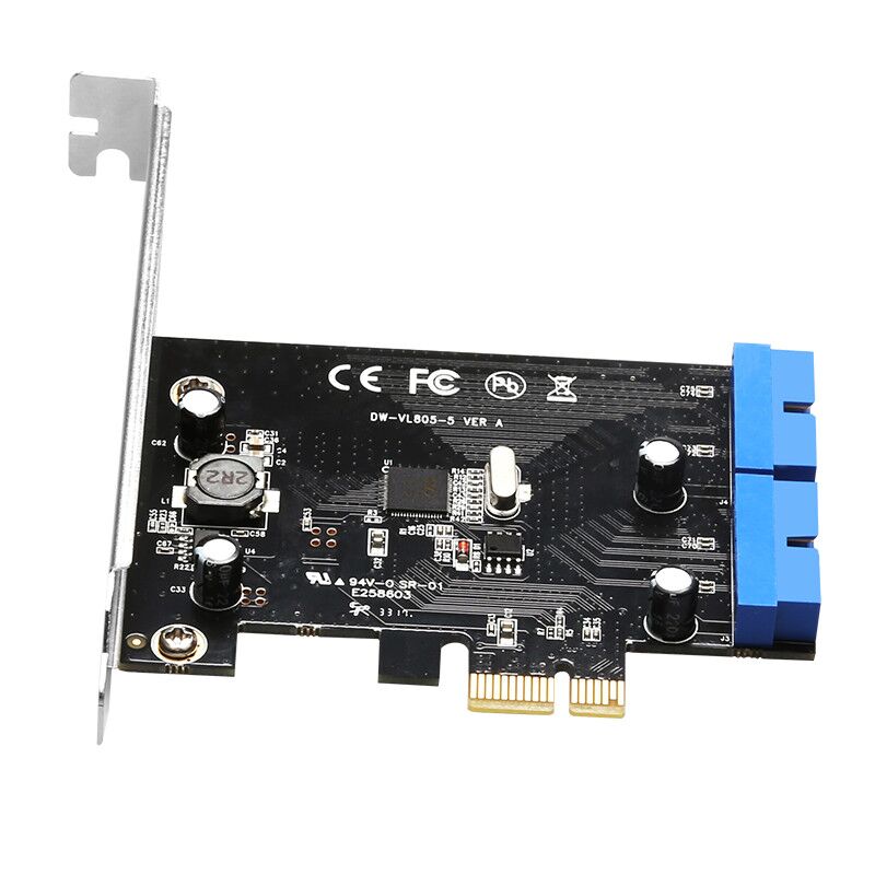 PCI-E X1 to 2 Ports USB 3.0 Header