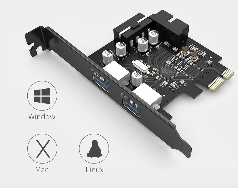 2 Port USB 3.0 PCI-e