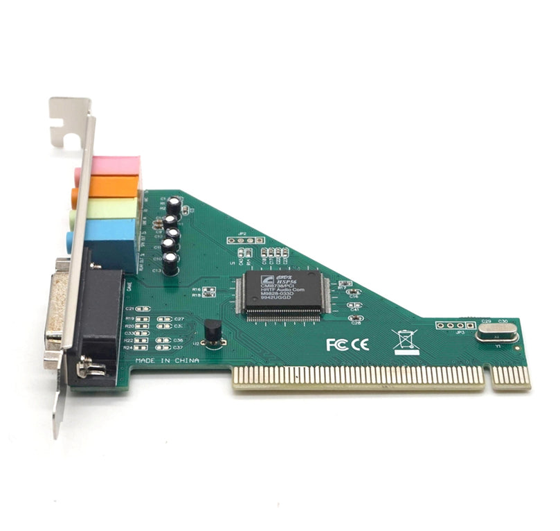 Plugadget 4.1CH CMI8738 Electronic Components Desktop PC Internal Stereo Sound Practical Audio Card Computer PCI Port