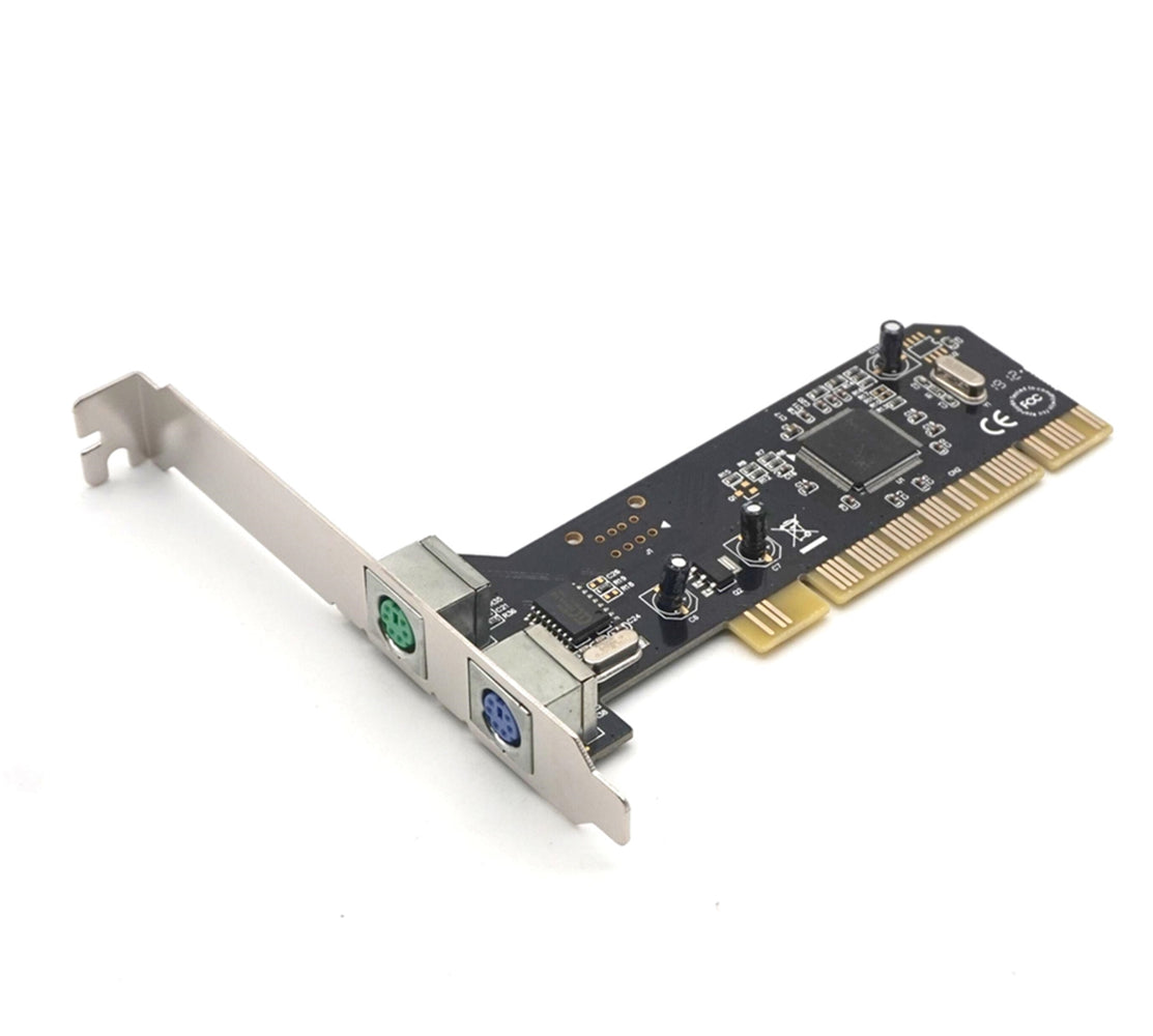 Plugadget 2 Ports PS2 Ps/2 Pci Card PCI Ps2 Card For PC