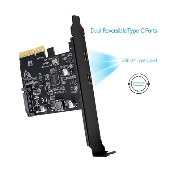 Dual Reversible Type-C Ports