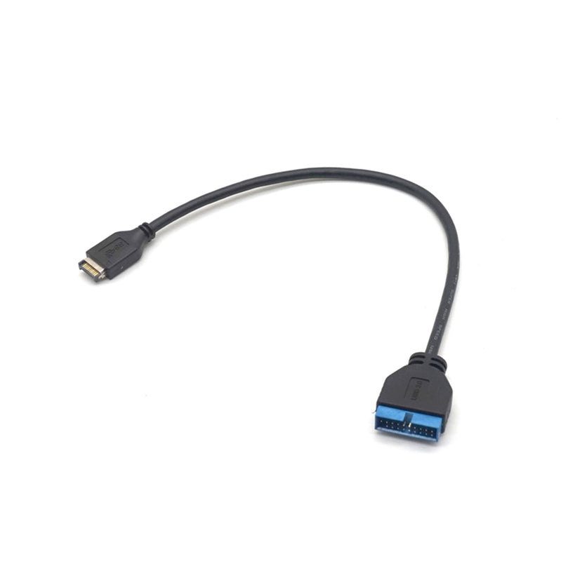 Plugadget USB3.1 Type-E Male to USB3.0 IDC 20Pin Female Extension Cable Cord for ASUS