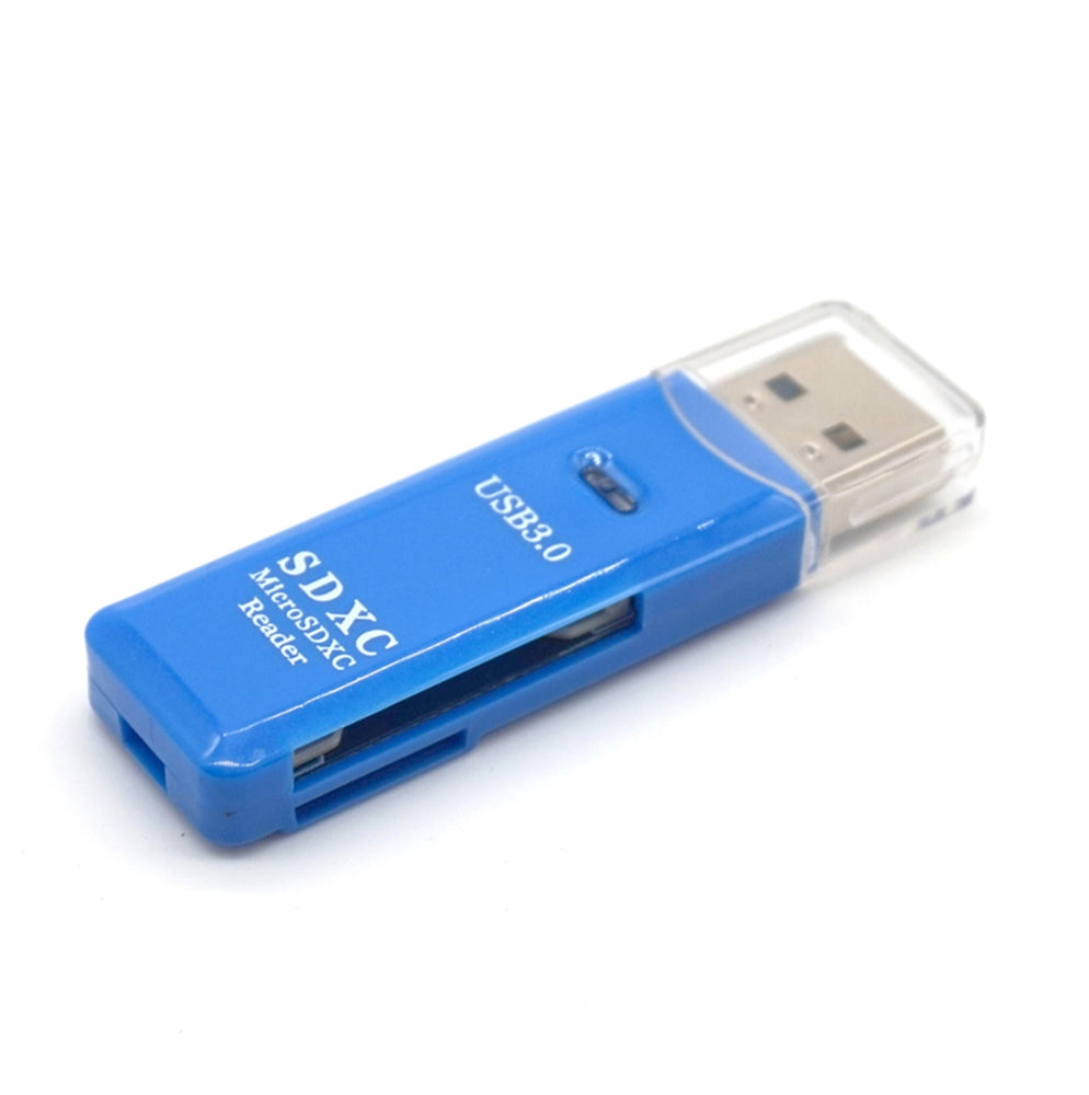 Plugadget 2 IN 1 Card Reader USB 3.0 Micro SD TF Card Memory Reader High Speed Multi-card Writer Adapter Flash Drive Laptop