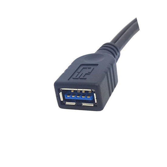 usb 3.0 female to dual male cable
