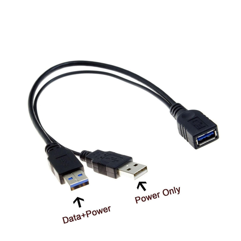 usb 3.0 female to dual male cable