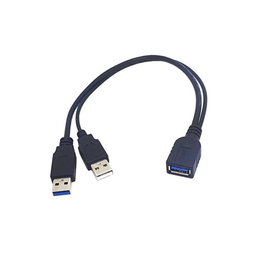 usb 3.0 female to dual male cable