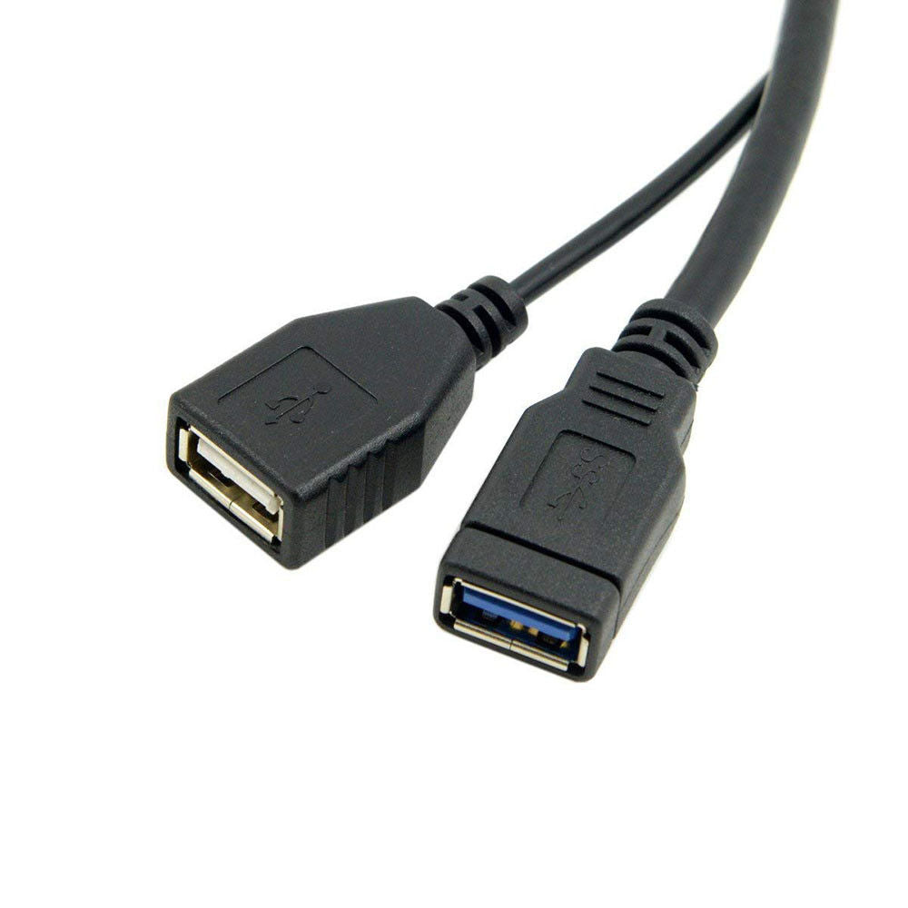USB3.0 Male to Dual USB Female